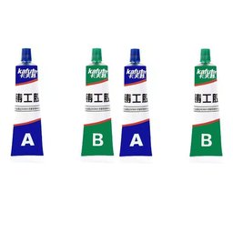Super Cola Secagem Rapida Kit 2 Caixas Rachadura Reparo Madeira Vidro Aço Metal Vazamento - 1