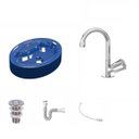 Ver imagem 2 de Kit Cuba Ov43 com Torneira C50 e Válvula 1 Polegada Abs e Sifão Pvc e Flexível Compace