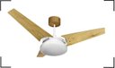 Ver imagem 1 de Ventilador Teto Led Borda Infinita 6000k Nunes Branco 3 Pás Freíjo 110 V Ventex Nunes Madeira