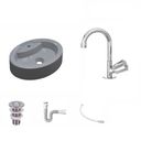 Ver imagem 2 de Kit Cuba Ov43 com Torneira C50 e Válvula 1 Polegada Abs e Sifão Pvc e Flexível Compace