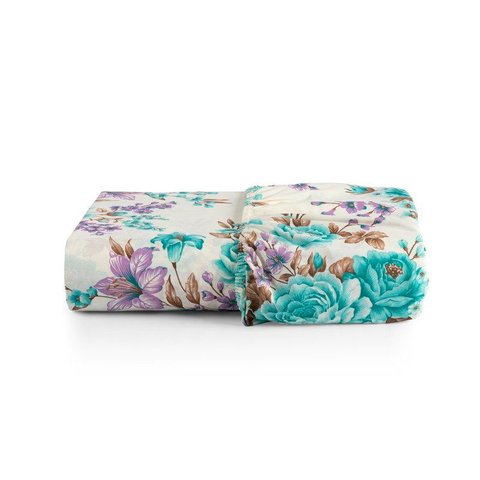 Lençol Queen Avulso sem Elástico 180 Fios Algodão Estampado:floral-tifanny