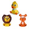 Kit com 10 Brinquedos De Vinil Para Bebê A Partir De 3 Meses -a - 3
