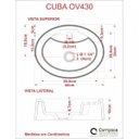 Ver imagem 6 de Kit Cuba Ov43 com Torneira C50 e Válvula 1 Polegada Abs Compace