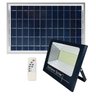 Refletor Solar 600w Placa Holofote Led Iluminaçao Energia Solar Casa Jardim Garagem Rua Proteçao Seg - 1