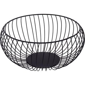 Fruteira 12x26x26cm Metal Preto