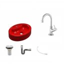 Ver imagem 2 de Kit Cuba Ov43 com Torneira 1198 Metal e Válvula 1 Polegada e Sifão Cromado e Flexível Compace