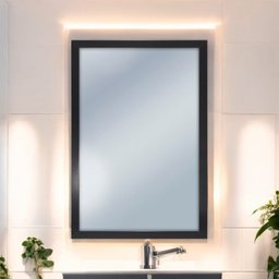Espelho 60x90 com Moldura Preta Lyo - 3