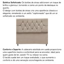 Ver imagem 2 de Cabeceira Estofada Cama Box Solteirão 100 Cm Suede Dubai Bege