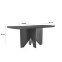 Ver imagem 3 de Conjunto: Mesa de Cozinha Nevada Curvo 120cm + 4 Cadeiras Maldivas Madeira Naturale - Capuccino/
