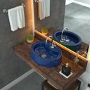 Ver imagem 1 de Kit Cuba Ov43 com Torneira 1198 Metal e Válvula Click 1 Polegada B e Sifão Cromado e Flexível Compac