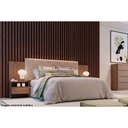 Ver imagem 5 de Painel Cama Box Madeirado Cor Cumaru Casal Everest Plus 2 Mesas C/ 2 Gavetas Cumaru - Novo Horizonte