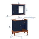 Ver imagem 5 de Gabinete para Banheiro com Cuba e Armário Espelheira Dália 3064