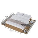 Ver imagem 3 de Cama de Casal com 6 Gavetas Linha Genebra