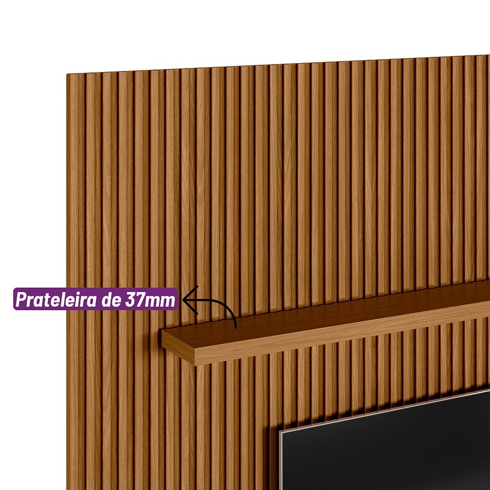 Compre Painel Ripado Para Tv 260x250 MDP 10x S/ Juros