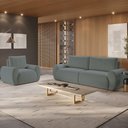 Ver imagem 2 de Sofá Living Arcale 2,80m em Tecido Chenile Pés de Madeira