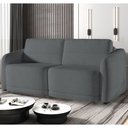 Ver imagem 1 de Sofá Cama para Sala de Estar 3 Lugares 236cm Montserrat K01 Bouclê Cinza - Lyam Decor