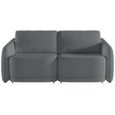 Ver imagem 3 de Sofá Cama para Sala de Estar 3 Lugares 236cm Montserrat K01 Bouclê Cinza - Lyam Decor