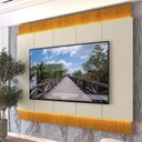 Ver imagem 2 de Painel Suspenso Magnifico 220 para Tvs de até 75 Polegadas com Led Naturale Off White - Gelius