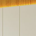 Ver imagem 3 de Painel Suspenso Magnifico 220 para Tvs de até 75 Polegadas com Led Naturale Off White - Gelius