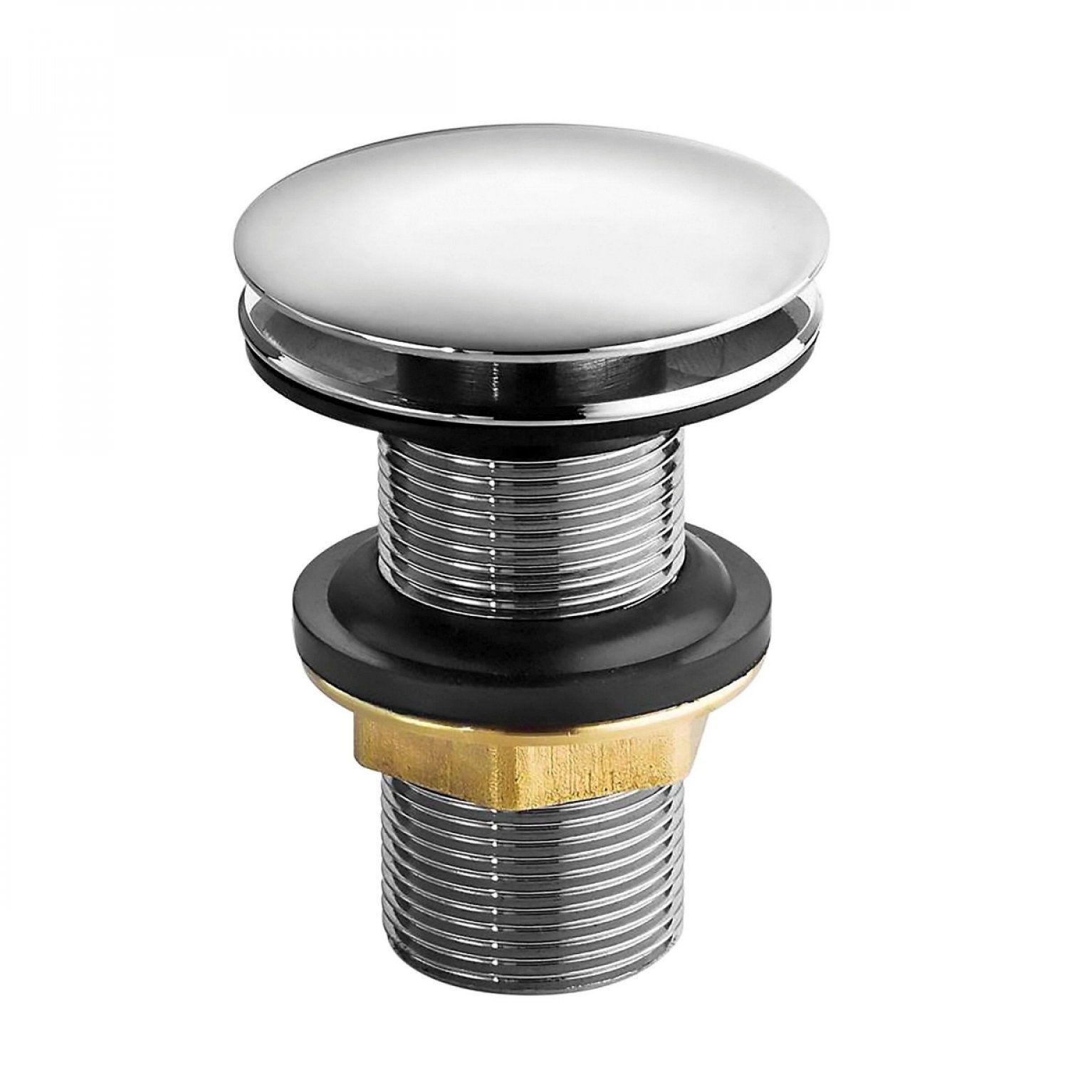 Kit Cuba Ov43 com Torneira 1198 Metal e Válvula Click 1 Polegada G e Sifão Cromado e Flexível Compac - 5