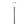 Pendente Tubo Cilindro Alumínio 30cm: Cor Branco - 1