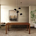 Ver imagem 1 de Mesa de Jantar Madeira Macica Taeda 180 Cm 1555n Rustico Escuro Festra