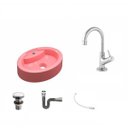 Ver imagem 2 de Kit Cuba Ov43 com Torneira 1198 Metal e Válvula Click 1 Polegada G e Sifão Cromado e Flexível Compac