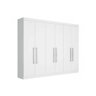 Guarda Roupa Casal 6 Portas e 4 Gavetas Alba Branco - Europa - 1