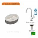 Ver imagem 3 de Kit Cuba Ov43 com Torneira 1198 Metal e Válvula 1 Polegada Compace