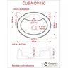 Kit Cuba Ov43 com Torneira 1198 Metal e Válvula 1 Polegada Compace - 6