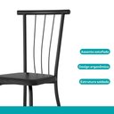 Ver imagem 5 de Conjunto 2 Cadeiras de Jantar 154 Carraro Preto