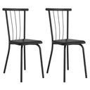 Ver imagem 1 de Conjunto 2 Cadeiras de Jantar 154 Carraro Preto