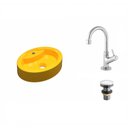 Ver imagem 2 de Kit Cuba Ov43 com Torneira 1198 Metal e Válvula Click 1 Polegada G Compace