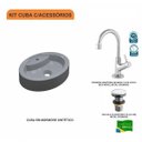 Ver imagem 3 de Kit Cuba Ov43 com Torneira 1198 Metal e Válvula Click 1 Polegada G Compace