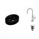 Ver imagem 2 de Kit Cuba Ov43 com Torneira 1198 Metal e Válvula Click 1 Polegada G Compace