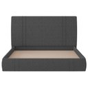Ver imagem 5 de Cama King Flutuante com Cabeceira 195cm Lyra S05 Linho Preto - Mpozenato