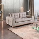 Ver imagem 2 de Sofá 3 Lugares Bipartido Leblon Bege 220cm