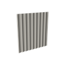 Ver imagem 1 de Painel Waves Cinza Glacial Poliest 155 Mm Santa Luzia 280cmx15,5cmx1,5cm