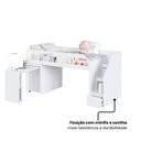 Ver imagem 5 de Cama Infantil c/ Escrivaninha 3 Gavetas 2 Portas e Escada