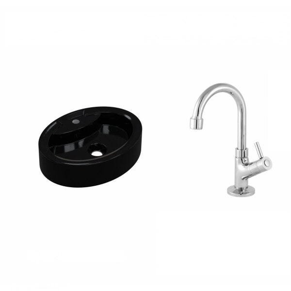 Kit Cuba OV43 com Torneira 1198 Metal 1/4 Volta Compace - 2
