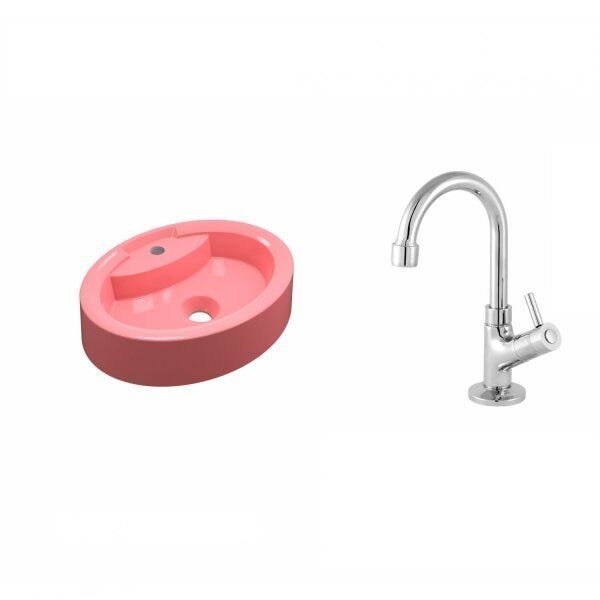 Kit Cuba OV43 com Torneira 1198 Metal 1/4 Volta Compace - 2