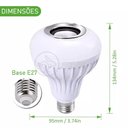 Ver imagem 1 de Lâmpada Led 12w E27 Rgb Colorida com Caixa de Som
