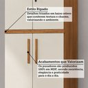 Ver mais imagens de Armário Multiuso Blanc 4 Portas 4 Prateleiras 100% MDF Canela/Off White - Rio Doce