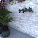 Ver imagem 4 de Suporte Enrolador De Mangueira De Jardim Passaro Preto