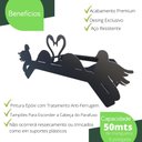 Ver imagem 2 de Suporte Enrolador De Mangueira De Jardim Passaro Preto