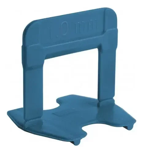 Espacador Nivel Piso Porcelanato 1,0mm 500PC Azul Cortag