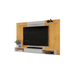Painel para Tv até 70 Polegadas 1 Prateleira Dj Móveis Leo Cedro Bali - 5
