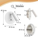 Ver imagem 7 de 3 Arandela de Parede Leitura Flexível LED USB e USB-C BET81
