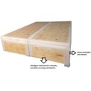 Ver imagem 6 de Cama Box Base Báu Casal Bipartido Sintético Branco. Blindado