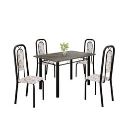 Conjunto Sala de Jantar com 4 Cadeiras Lara - 2